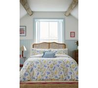 Helena Springfield 'Sweetpea' Cotton Duvet Cover Set in White | Size: King Helena Springfield White King