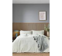 Helena Springfield 'Tranquil Check' Duvet Cover Set in Grey | Size: King Helena Springfield Grey King