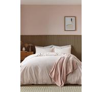 Helena Springfield 'Tranquil Check' Duvet Cover Set in Pink | Size: Double Helena Springfield Pink Double
