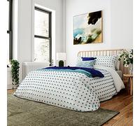 HELENA SPRINGFIELD TUFTED SPOT COVER SET BLUE/WHITE