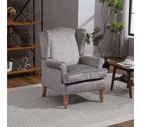 Helena Wingback Armchair Occasional Sofa Modern Accent Chair Seating Home Source Silver One Size