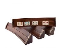 Helena wood art Wooden Oval Rummikub Game Set