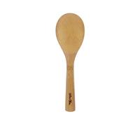 Helen's Asian Kitchen 97062 Helen Chen’s Asian Kitchen Burnished Bamboo Rice Paddle Cooking Utensil, 9-Inch, Brown