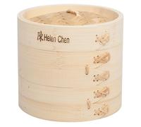 Helen's Asian Kitchen Natural Bamboo Steamer with Lid, 5 ½ x 6 Inches