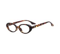 HELES Vintage Women Blue Light Blocking Glasses Computer Eyeglasses, Cat Eye TR90 Full Rim Anti Blue Light Reading Glasses Gaming Glasses-#1 Tortoise||+2.50 Strength