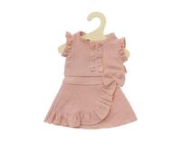 Heless 1423 - Puppenkleidung aus 100% Bio-Baumwolle, 2-teiliges Set mit Wickelro