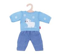 Heless 1934 - Bekleidungs-Set für Puppen, 2 teilig, Pullover Eisbär mit Jeans, h