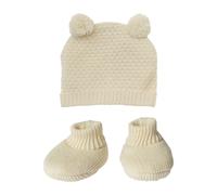 Heless 480 - Puppenkleidung aus 100% Bio-Baumwolle, 2-teiliges Strickset mit Bom