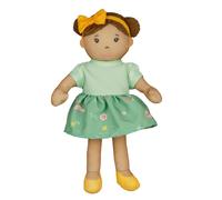 Heless 507 - Lappenpop meisje Martha met groen jurkje om aan en uit te trekken,