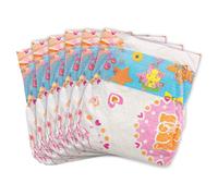 Heless 6375 Doll Nappies Pack of 6 Size 28-35 cm, Multi-Coloured