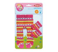 Heless 760 - Tights with Socks for Dolls, and Patterns, Assorted, Size 28 - 35 cm