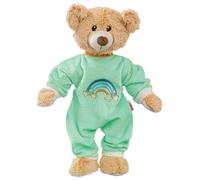 Heless 85 - Cuddly Toy Teddy Dreamy with Mint-Coloured Soft Velour Romper Approx