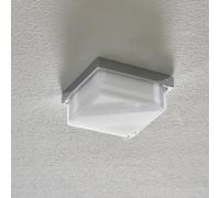 Helestra Cosi LED ceiling light chrome 11 x 11 cm
