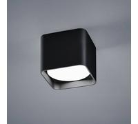Helestra Dora LED ceiling light angular matt black