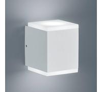 Helestra Kibo - LED outdoor wall light, matt white