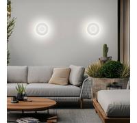 Helestra LED outdoor wall lamp BUD, dimmable, white, IP65