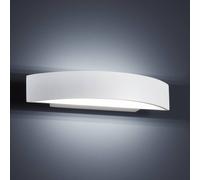 Helestra Modern LED wall light Yona in matt white, 27.5 cm