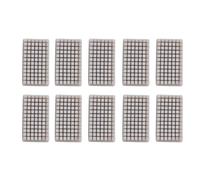 HELEVIA 10Pcs 3D Printer Silicone Nozzle Brush, Nozzle Wiper Replacement Part, for QIDI Plus 4 3D Printer, 27x15x4.7mm, Easy Cleaning and Smooth Running