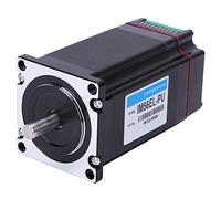 HELEVIA 2 Phase Stepper Motor, Nema 23 Integrated Stepper Motor Set Low Vibration Low Noise Compact for Automation, DC 24-50V Pulse Control. IM56EL-PU Stepper Motor Drive 12800