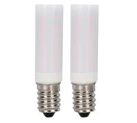HELEVIA 2PCS LED Flame Effect Light Bulb, E14 2W 200LM PC Flame Flicker Light Bulb, for Holiday Patio Outdoor Indoor Decorations