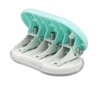 HELEVIA 3 Hole Puncher, Mini Handheld Paper Punch for Loose Leaf Binder,