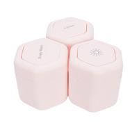 HELEVIA 3pcs Travel Containers Magnetic Leak Proof Wide Mouth Jars Reusable with Secure Seal, for Body Wash Lotion Makeup