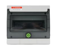 HELEVIA 4 Way Distribution Box, Circuit Breaker Box for Indoor Outdoor Use, Water Proof with DIN Rail Enclosure IP66