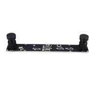 HELEVIA 4MP Dual Lens USB Camera Board 1080P 3D VR Distance Measurement Computer Camera Module 72° with Distortion