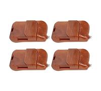 HELEVIA 4Pcs Control Key Fob Cloning Remote, 433MHz 4 Channel Controller with 50m Wireless Range, Ideal for Garage Door Gate, Rolling Doors, Electric Curtains, etc.