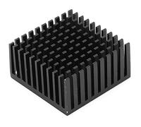 HELEVIA 5Pcs Heat Sink Aluminum Electrical Supplies for LED Printed Circuit Power Board 40x20x40mm (black)