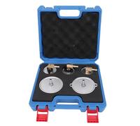 HELEVIA 5pcs Master Cylinder Adapter Set, Universal for Most Pressure Brake Fluid Bleeder Kit, with aluminum Bleeder Adapter Kit, for Brake Fluid Bleeding or Refilling