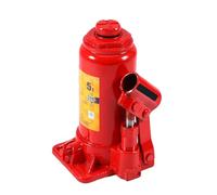 HELEVIA 5T Hydraulic Jack, Enlarged Base Stable Safe Oil Return Valve Quick Operation Whole Body Casting Thickened Steel Plate, with Skid Lines, for Vehicle Car Lift Repair