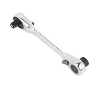 HELEVIA 72 Tooth Double Headed Ratchet Wrench, 1/4 Inch Drive, CRV Material, with 107mm Length, Compact & Lightweight, for Tight Spaces