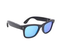 HELEVIA AI Smart Glasses with Camera 8MP HD, Bluetooth Translation Glasses with HiFi Mic and Speaker for Travel Business (Blue)