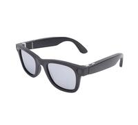 HELEVIA AI Smart Glasses with Camera 8MP HD, Bluetooth Translation Glasses with HiFi Mic and Speaker for Travel Business (Silver)