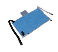 HELEVIA Airplane Seat Extender, Portable Travel Foot Rest with Nylon Foam Cushion for Kids Toddlers to Lie Down On Plane (Blue)