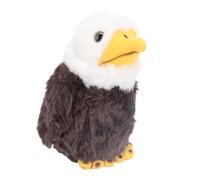 HELEVIA Bald Eagle Plush Toy, 17cm Tall Lifelike Cute Soft Plush Eagle Stuffed Animal, for Decoration