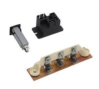 HELEVIA Battery Charger Repair Kit, High Efficiency and Stable Metal ABS Material, 1015914 & 1012102 & 1012109 with Long Life for Power Drive Charger 48V