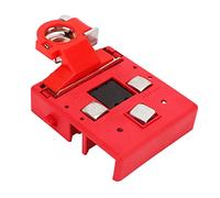 HELEVIA Battery Distribution Connector, Car Battery Distribution Terminal, 400A Secured Clamp Connector With Quick Unlock, 32V, 3 Buttons For Caravan