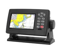 HELEVIA Boat GPS Navigator, 5in TFT LCD Screen LED Backlight, High Accuracy GPS Dual Mode Positioning, XINUO MAP System for Marine Navigation, IP64 Proof Level, 3D Navigation