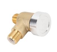 HELEVIA Brass RV Vacuum Breaker 571 VAC CHK A, RV Backflow Preventer Valve for Black Tank System, NPT Male Thread, Forest River and More