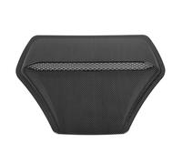 HELEVIA Car Bonnet Air Vent Cover Heat Resistance Bonnet Air Outlet Trim Replacement for Lancer Evolution X Evo 10 (Carbon Fibre Style)