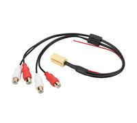 HELEVIA Car Line Out Adapter Aux in Adapter Cable, Line Out Cable, Aux in Replacement for Blaupunkt VDO CD Player, perfect matching professional manufacturing