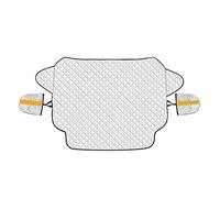 HELEVIA Car Windshield Cover, Magnetic Snow Cover Protective Windscreen Cover with Two Mirror Covers,Snow Ice Frost Sun UV Dust Water Resistent