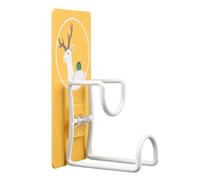 HELEVIA Cartoon Hole Free Hook, Stainless Steel Multi Layer Strong Stickiness Wall Mounted Seamless Hook for Kitchen Bathroom (Reindeer)