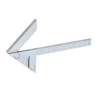 HELEVIA Center Finding, 100x70mm Stainless Steel Line Ruler Measuring Scribing Tool with Storage Bag for Woodworking, Accuracy, Very Durable Material for Long Use