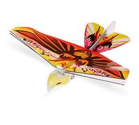 HELEVIA Electronic Drone Remote Control Bird Toy for Kids, Lightweight Durable, Simulation Luminous Bird, 30m Long-distance Distance (Orange)