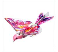 HELEVIA Electronic Drone Remote Control Bird Toy for Kids, Lightweight Durable, Simulation Luminous Bird, 30m Long-distance Distance (Pink)