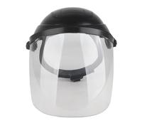 HELEVIA Face Protection Cover, Grinding Mask, Visor Eye Clear Safety Shield Full Face Protection with High visibility, for Welding Operations (Black)