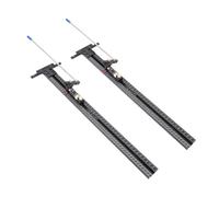 HELEVIA Fixed Guide Rail Bracket Auxiliary Tools Circular Saw Track Set with Aluminum Alloy Parallel Guide System for Accurate Wood Alignment, Fit for Festo, Splicing Track Groove